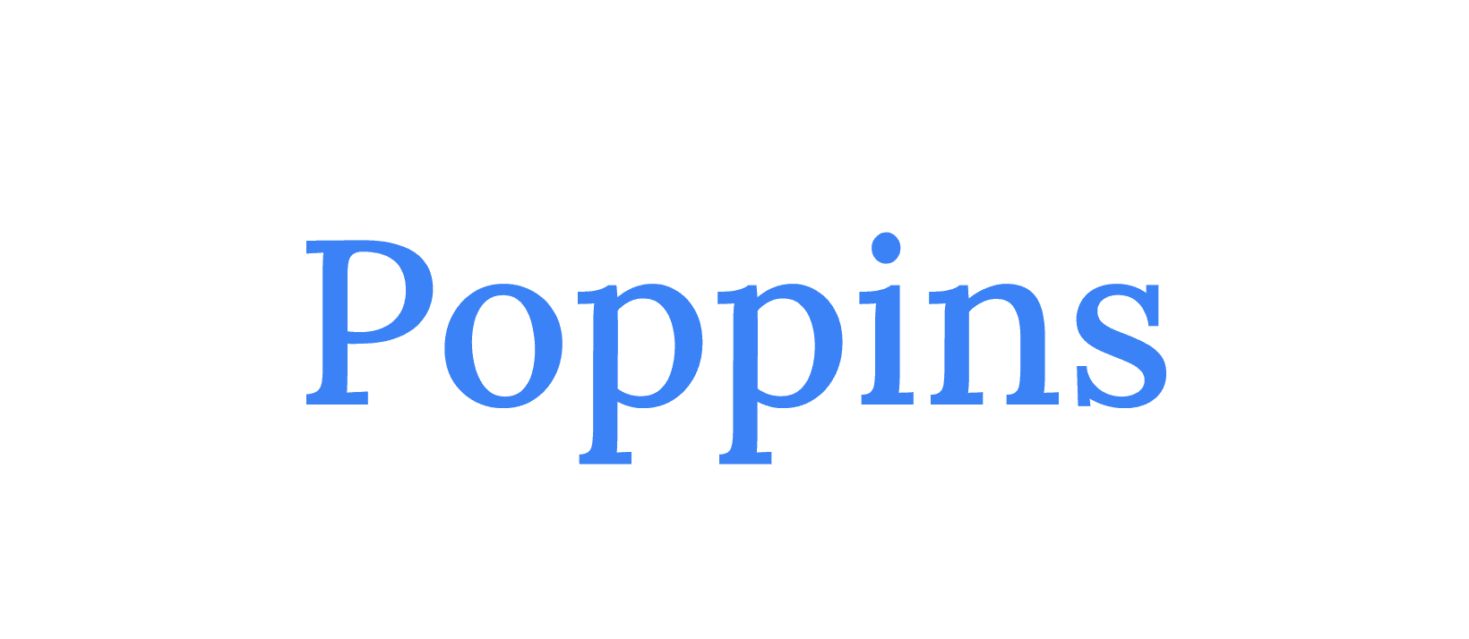 Fuente secundaria Poppins - Tipografía complementaria