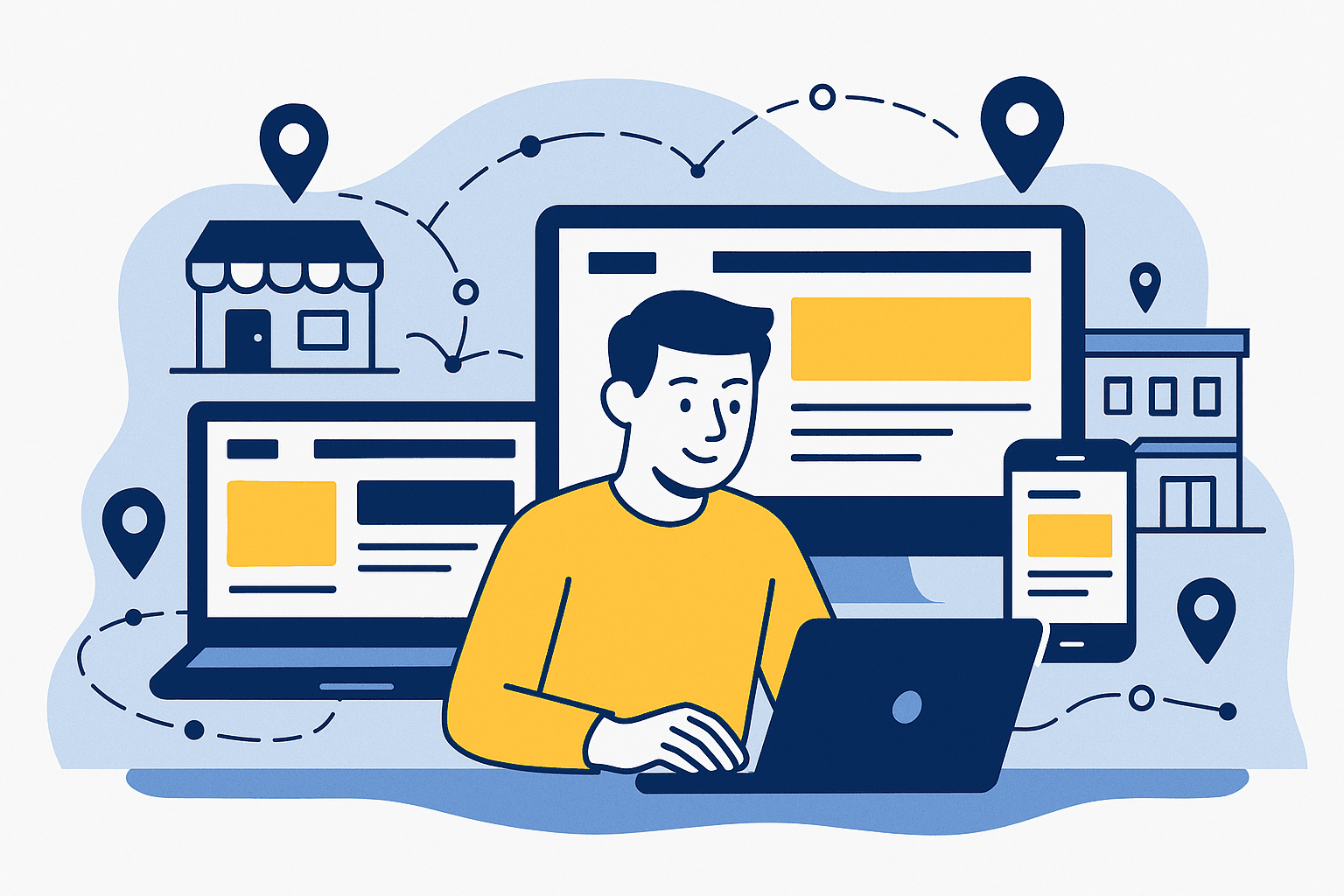 Diseño web local profesional