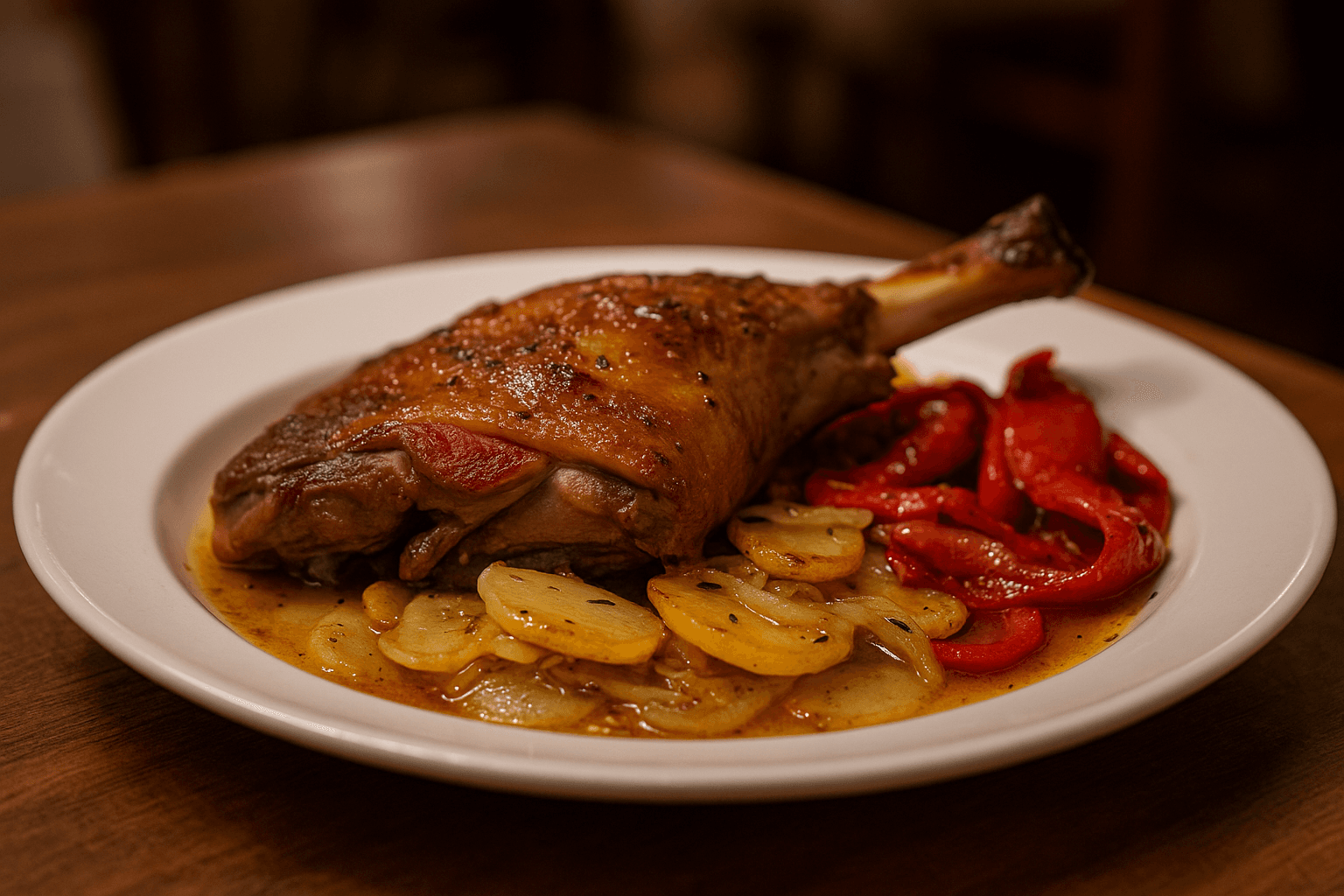 Cordero asado al horno