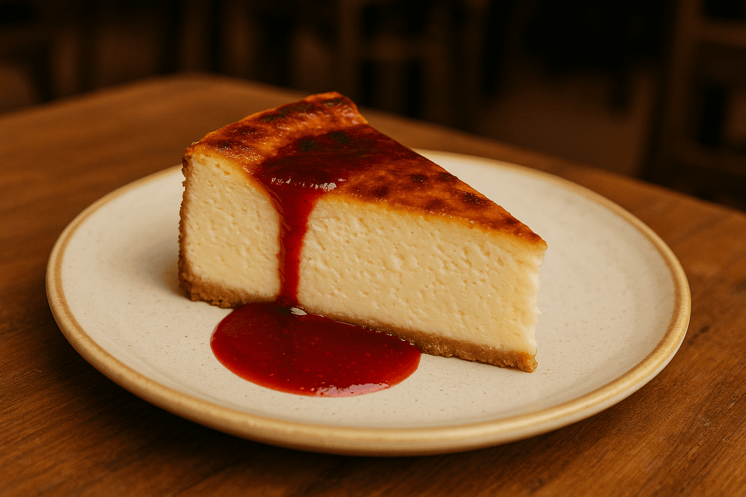 Tarta de queso artesanal