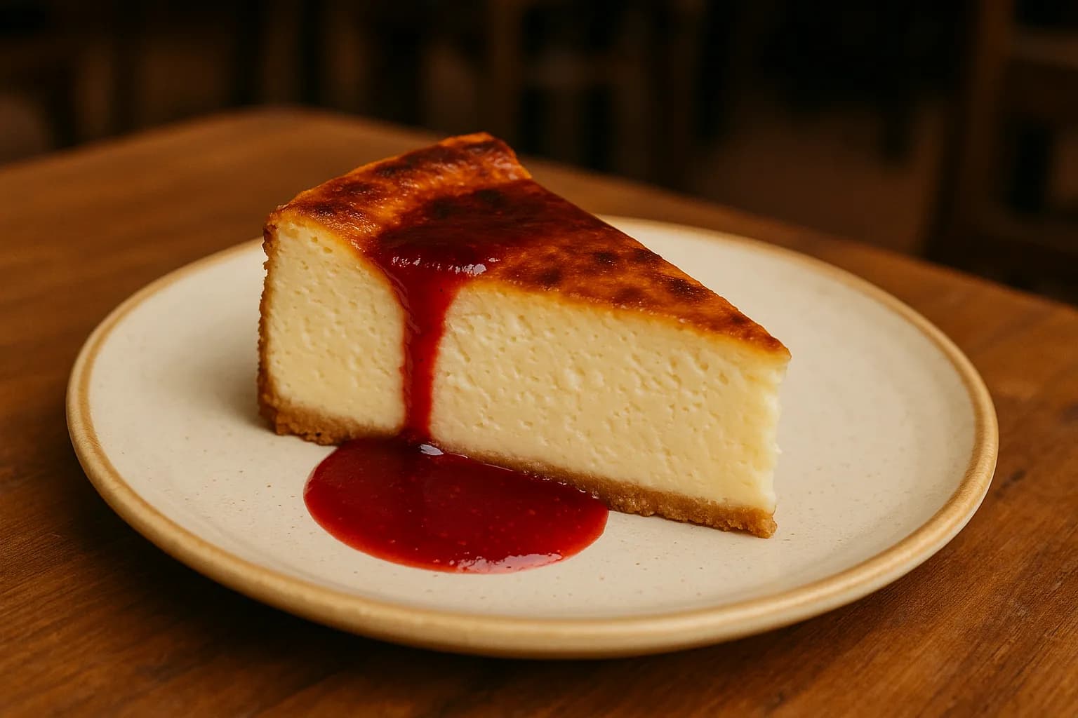 Tarta de queso artesanal